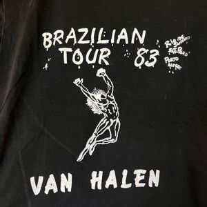 Vintage 1983 Van Halen tour t shirt